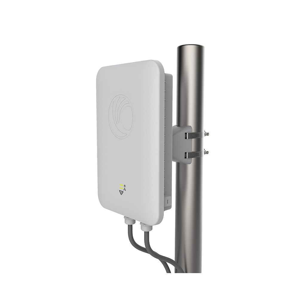 Access Point WiFi Industrial cnPilot e500 de alta capacidad para exterior, IP67, doble banda, antena de 30° y puerto PoE secundario (PL-E500USCA-RW)