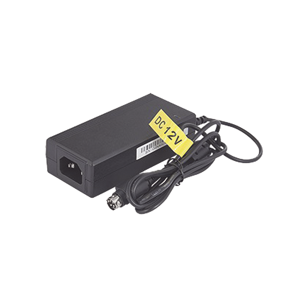 Fuente de poder regulada 12 VCD / 3.3 A. / Conector DIN 4 pin / compatible con grabadores EV4000, EV5000