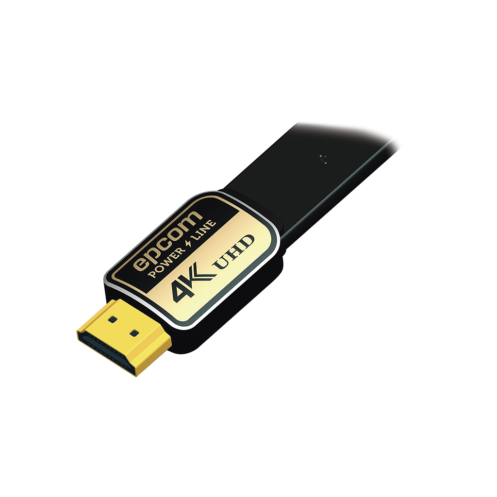 Cable HDMI versión 2.0 Plano de 1.8M (5.90 ft) optimizado para resolución 4K ULTRA HD