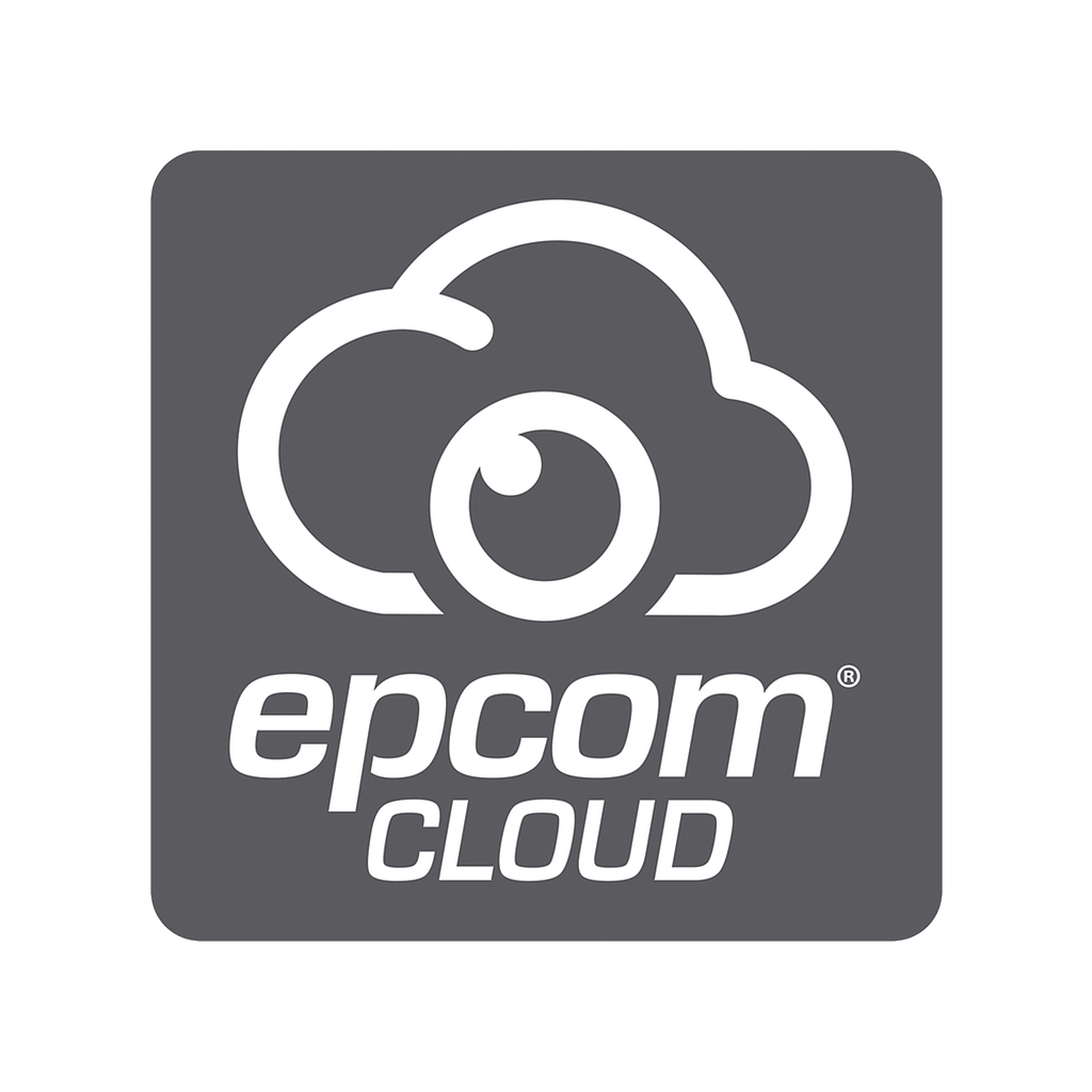 Suscripción para vídeo grabación en la nube para 1 canal de video o 1 cámara IP con 180 días de retención en la plataforma Epcom Cloud / Vigencia de 1 año.