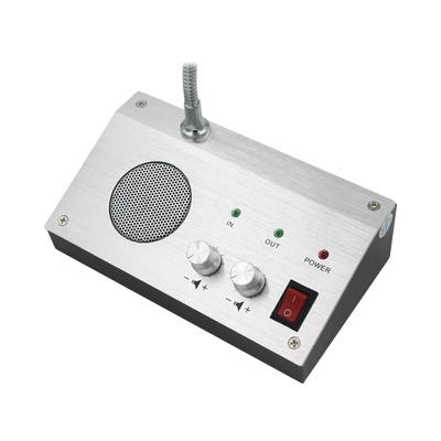 Sistema de intercomunicación de voz de dos vías, 3W, AC 9V/ 1A, micrófono interior + micrófono exterior
