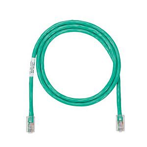 Cable de parcheo UTP Categoría 5e, con plug modular en cada extremo - 1.5 m. - Verde