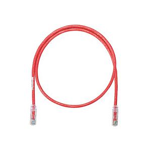 Cable de parcheo UTP Categoría 6, con plug modular en cada extremo - 4.3 m. - Rojo
