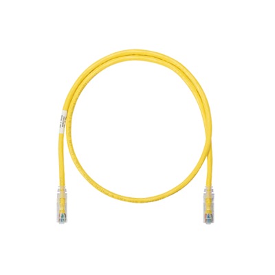 Cable de parcheo UTP Categoría 6, con plug modular en cada extremo - 6 m. - Amarillo