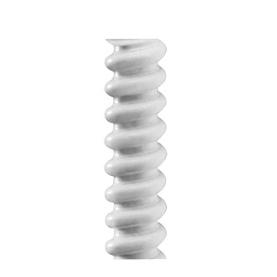 Tuberia flexible (Vaina) diflex, PVC Auto-extinguible, de 10 mm (7/16&quot;), rollo de 30 m