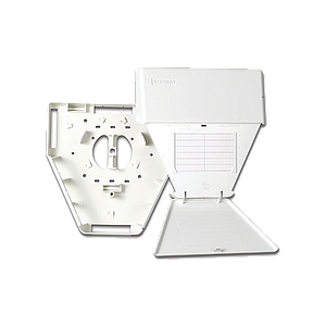 Salida Multiusuario de Telecomunicaciones (MUTOA), con tornillos de montaje y cinta adhesiva, con 18 salidas MAX, color blanco