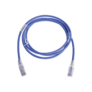 Patch Cord MC6 Modular Cat6 UTP, CM/LS0H, 5ft, Color Azul, Versión Bulk (Sin Empaque Individual)