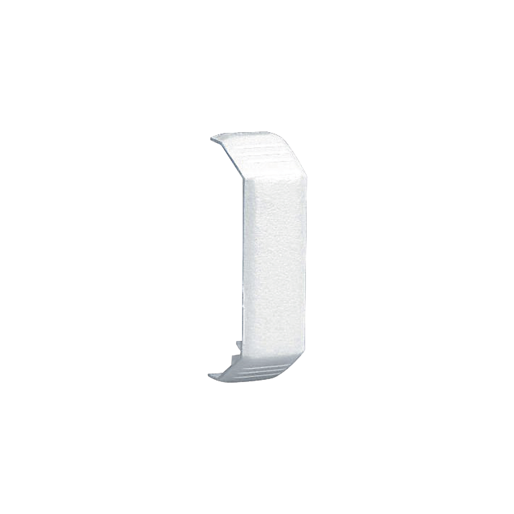 Unión recta de tapa, para uso con canaleta T45, Material PVC Rígido, Color Blanco Mate
