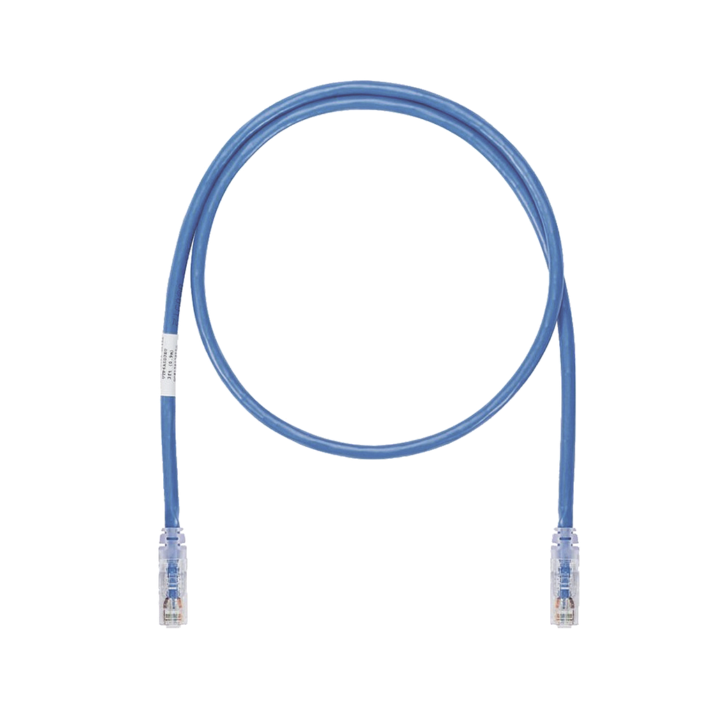 Cable de Parcheo UTP, Cat6A, 26 AWG, CM, Color Azul, 7ft