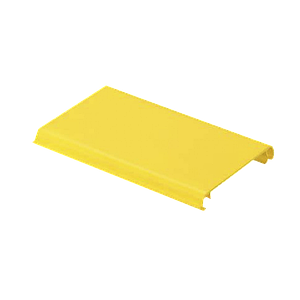 Tapa Con Bisagra a Presión Para Canaleta FiberRunner™ FRHC4YL6, de PVC Rígido, Color Amarillo, 1.8 m de Largo