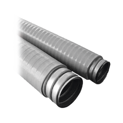 Tubo Flexible tipo Liquidtight de 1/2&quot; (13 mm). Acero + PVC. Rollo de 50 Metros.