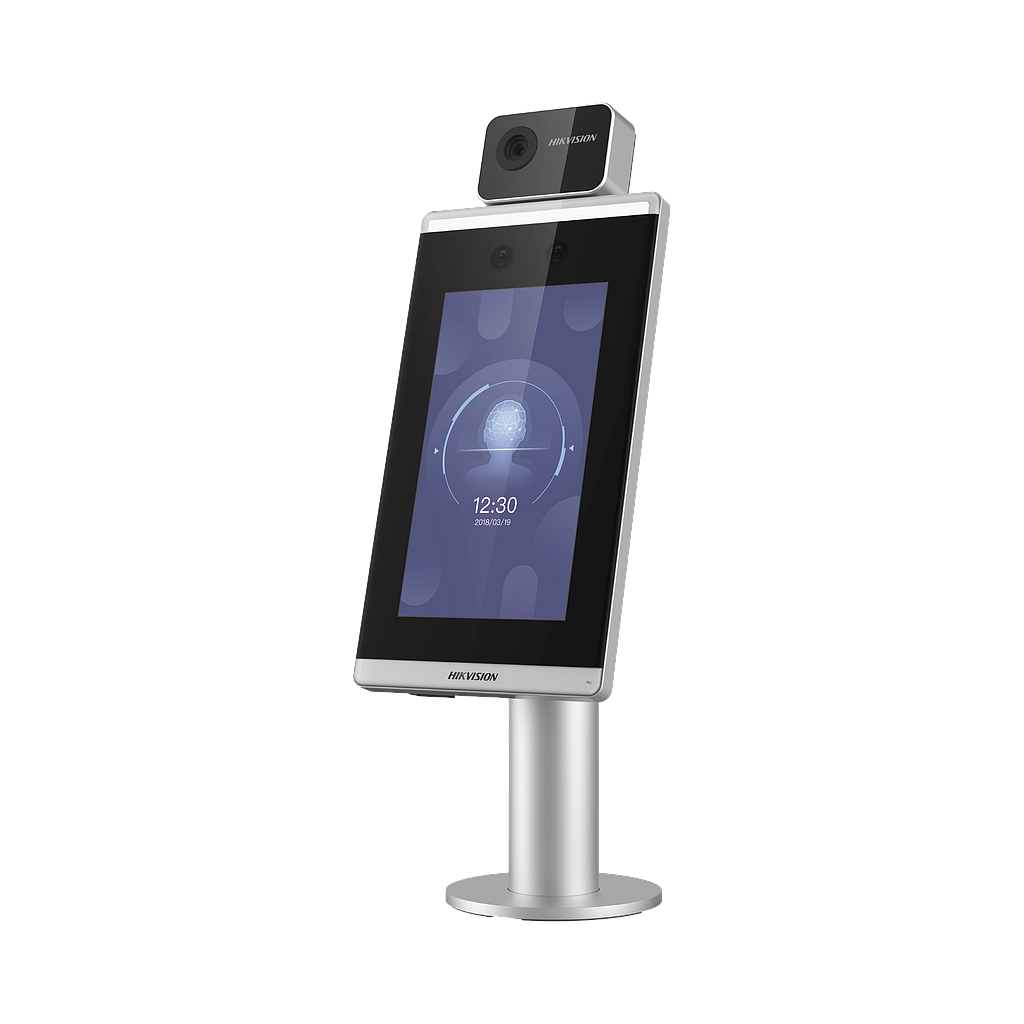 Biométrico para Acceso con Reconocimiento Facial ULTRA RÁPIDO / Cámara Dual 2mp /  Incluye montaje para Torniquete / Termografia Industrial
