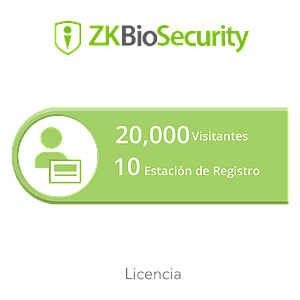Licencia para ZKBiosecurity permite la gestion de 20 mil visitantes y 10 estaciones de registro