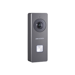 Videoportero WIFI 1080p / Compatible con Hik-Connect para Monitoreo a Través de APP / Protección IP54 / 5 mts IR / Visión 180º / Audio de Dos Vías