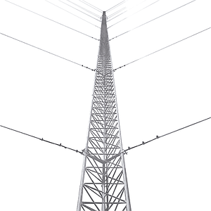 Kit de Torre Arriostrada de Piso de 30 m Altura con Tramo STZ30 Galvanizado Electrolítico (No incluye retenida).