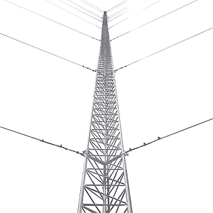 Kit de Torre Arriostrada de Techo de 3 m con Tramo STZ30G Galvanizada por Inmersión en Caliente (No incluye retenida).