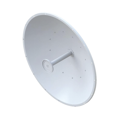 Antena Direccional airFiber X, ideal para enlaces Punto a Punto (PtP), frecuencia 5 GHz (4.9 - 5.8 GHz) de 34 dBi slant 45