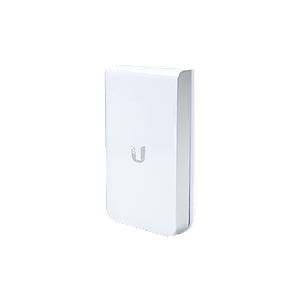 Access Point UniFI doble banda cobertura 180ş, MI-MO 2x2 diseño placa de pared con dos puertos adicionales, hasta 100 usuarios Wi-Fi