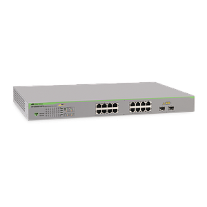 Switch PoE+ Gigabit WebSmart de 16 puertos 10/100/1000 Mbps (2 x Combo) + 2 puertos gigabit SFP (Combo), 185 W