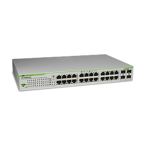 Switch Gigabit WebSmart de 24 puertos 10/100/1000 Mbps (4 x Combo) + 4 puertos gigabit SFP (Combo)