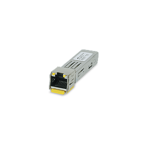 Transceptor MiniGbic SFP 10/100/1000 Mbps, distancia 100 m conector RJ-45