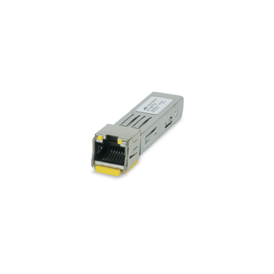 Transceptor MiniGbic SFP 10/100/1000 Mbps, distancia 100 m conector RJ-45