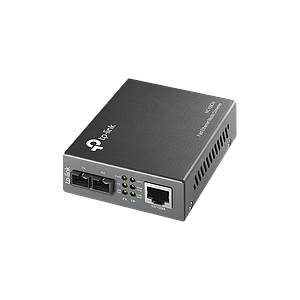 Convertidor Multimedia Multi-modo, 1 puerto RJ45 10/100 Mbps, conector de fibra SC, hasta 2 KM