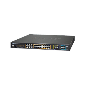 Switch Administrable L2+ 24 puertos 10/100/1000 Mbps c/Ultra PoE 600 Watts, 4 Puertos 10G SFP+