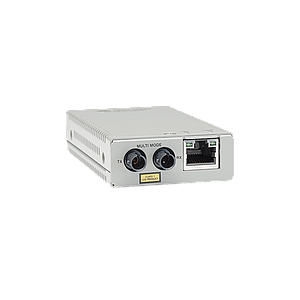 Convertidor de medios fast ethernet a fibra óptica, conector ST, multimodo (MMF), distancia hasta 2 km