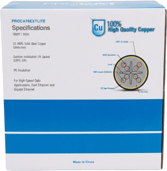 LINKEDPRO BY EPCOM PRO-CAT-6-EXT-LITE