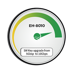 Actualización de velocidad de 5000 Mbps a 10000 Mbps para equipo EH-8010