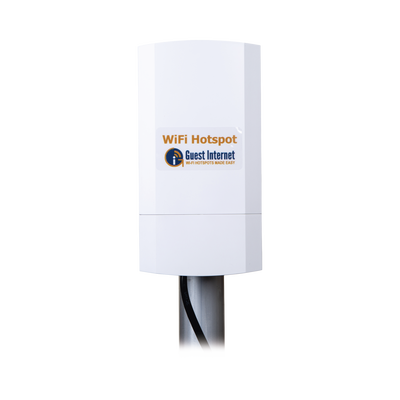 Antena WiFi con Hotspot integrado ideal para Internet por fichas (Micro Wisp) De configuración rápida, sencilla y segura