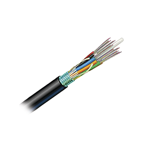 Cable de Fibra Óptica 6 hilos, OSP (Planta Externa), Armada, Gel, HDPE (Polietileno de alta densidad), Multimodo OM3 50/125 Optimizada, 1 Metro