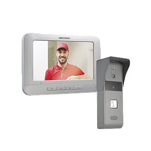 Kit de Videoportero Analógico con Pantalla LCD a Color de 7" / Frente de Calle para Exterior IP65