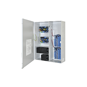 Fuente de poder DUAL ALTRONIX de 12 Vcd @ 9.3 Amper, y 24 Vcd @ 9.6 Amper con 16 salidas, con capacidad de respaldo, para aplicaciones de control de acceso, alarmas, CCTV, con voltaje de entrada en 120 Vca