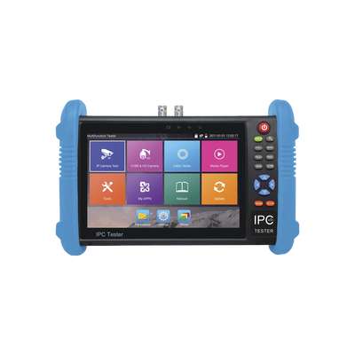 Probador de Vídeo Android con Pantalla LCD de 7&quot; para IP ONVIF / HD-TVI (8MP), HD-CVI (8MP) y AHD (5MP) / Wi-Fi, Scanner IP, WiFi, entrada HDMI