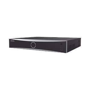 NVR 12 Megapixel (4K) / 16 Canales IP / 16 Puertos PoE / 4 Bahías de Disco Duro / HDMI en 4K / Filtro de Falsas Alarmas / Detección de Cuerpo Humano y Vehículos