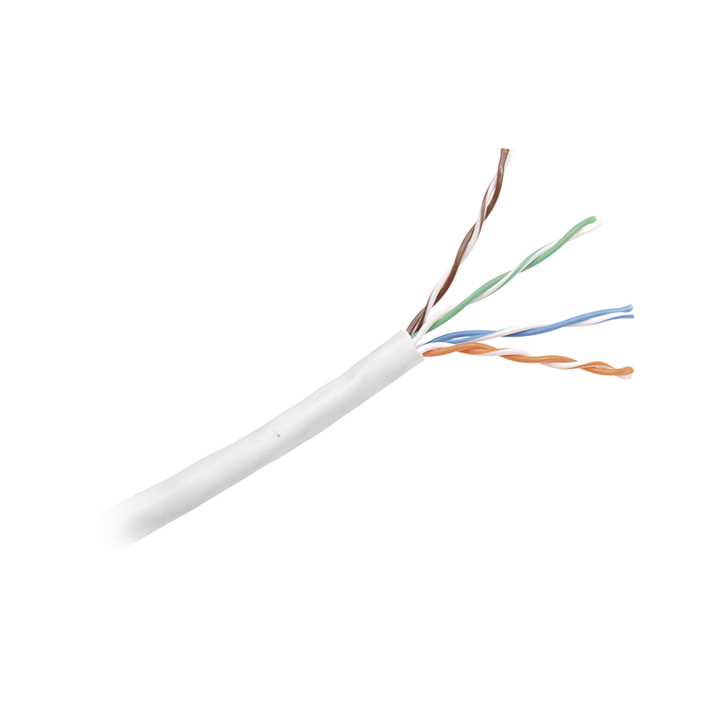Bobina de Cable UTP 305 m. de Cobre, Pan-Net, Gris Claro, Categoría 5e (24 AWG), PVC (CM), de 4 pares
