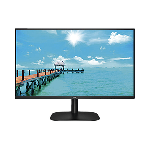 Monitor LED de 27" VESA, Resolución 1920 x 1080 Pixeles,  Entradas de Video VGA / HDMI. Panel IPS LCD  Backlight LED. Ultra Delgado