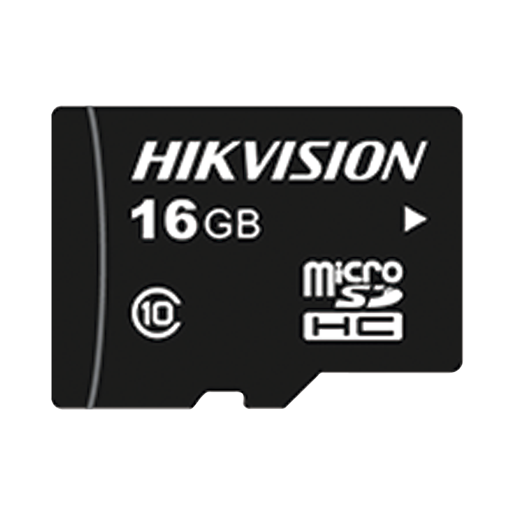 Memoria Micro SD / Clase 10 de 16 GB / Especializada Para Videovigilancia / Compatibles con cámaras HIKVISION