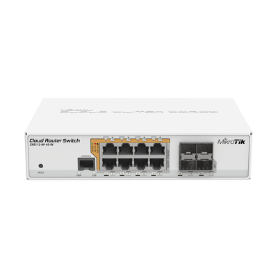 [CRS112-8P-4S-IN] MIKROTIK CRS112-8P-4S-IN