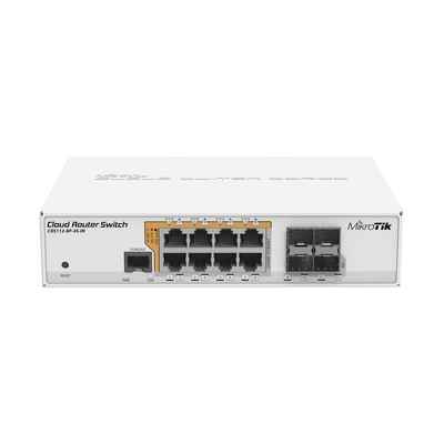 [CRS112-8P-4S-IN] MIKROTIK CRS112-8P-4S-IN