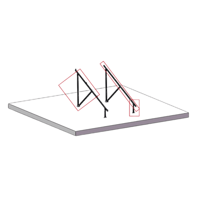 [LEGS-GM01-2X2] EPCOM POWERLINE LEGS-GM01-2X2