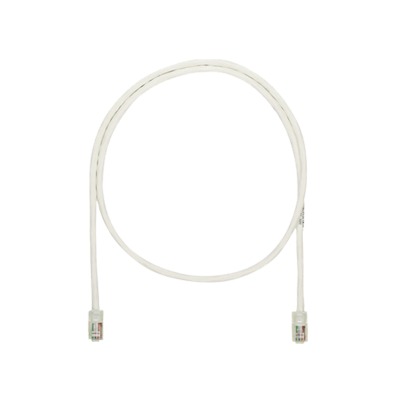 Cable de parcheo UTP Categoría 5e, con plug modular en cada extremo - 3 m. - Blanco mate