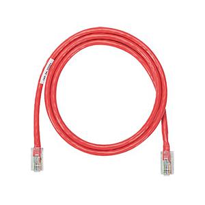 Cable de parcheo UTP Categoría 5e, con plug modular en cada extremo - 4.3 m. - Rojo