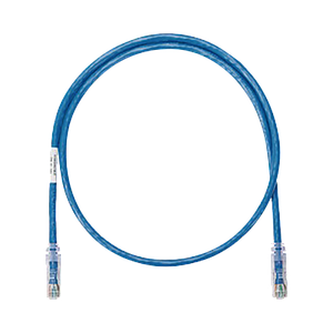 Cable de parcheo UTP Categoría 6, con plug modular en cada extremo - 1 m. - Azul