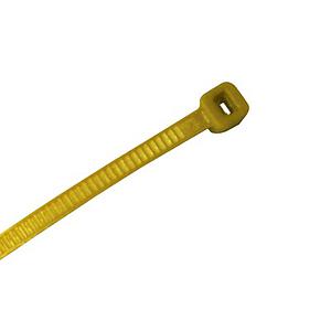 Corbata de nylon color amarillo 4.8 x 300mm (100pzs) (4200-04002)