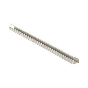 Canaleta LD10 de PVC rígido, con cinta adhesiva para instalación sin herramientas, de 38.4 x 24 x 1828.8 mm, Color Blanco Mate