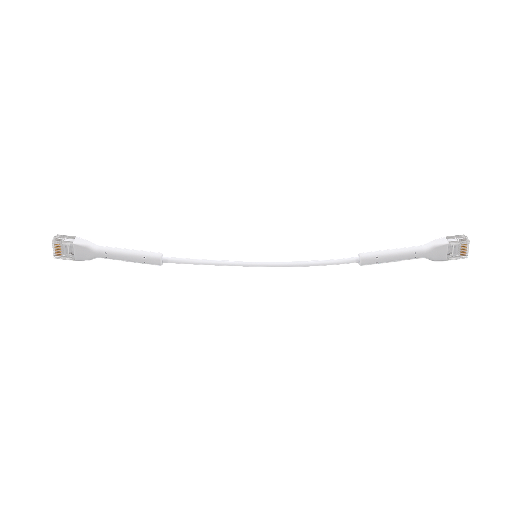 UniFi Ethernet Patch Cable Cat6 de 22 cm, color blanco
