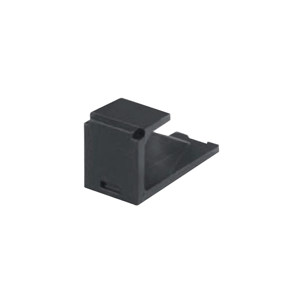 Módulo de tapa ciega (Inserto Ciego), Mini-Com, Color Negro